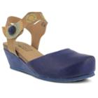 L'artiste By Spring Step Glovely Women's Clogs, Size: 37, Blue (navy)