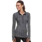 Women's Jockey Butter Knit 1/2-zip Long Sleeve Top, Size: Xl, Oxford
