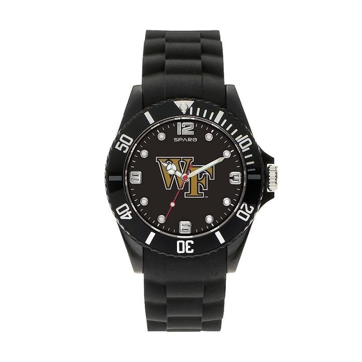 Sparo Men's Spirit Wake Forest Demon Deacons Watch, Black