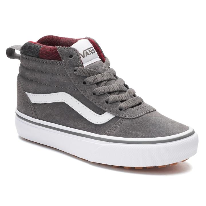 Vans Ward Hi Mte Kid's Skate Shoes, Kids Unisex, Size: 7, Med Grey