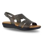 Easy Street Bolt Women's Sandals, Size: Medium (8.5), Silver (pewter)