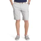 Men's Izod Seaside Ripstop Cargo Shorts, Size: 33, Light Grey