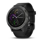 Garmin Vivoactive 3 Smartwatch With Slate Hardware, Black
