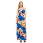 Women's Suite 7 Diagonal Floral Maxi Dress, Size: 8, Ovrfl Oth