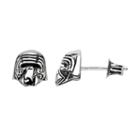 Star Wars: Episode Vii The Force Awakens Stainless Steel Kylo Ren Stud Earrings, Women's, Grey