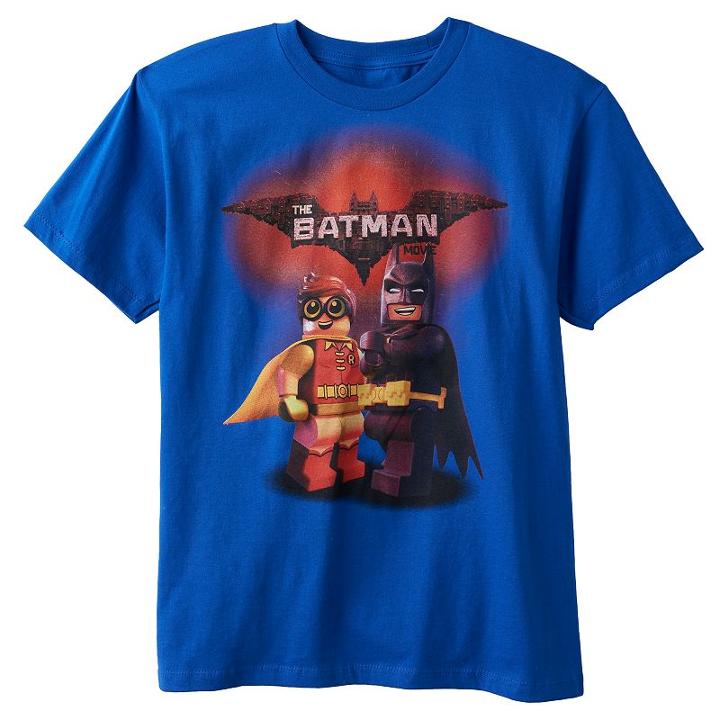 Boys 8-20 The Lego Batman Movie Tee, Boy's, Size: Large, Blue