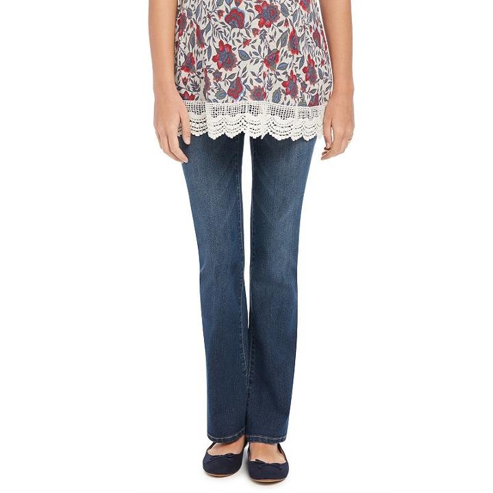 Petite Maternity Oh Baby By Motherhood&trade; Secret Fit Belly&trade; Bootcut Jeans, Women's, Size: S Petite, Med Blue