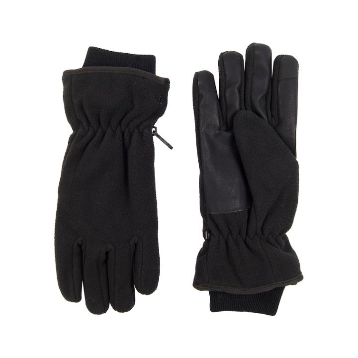 Men's Dockers&reg; Intelitouch Touchscreen Fleece Gloves, Size: Medium, Black