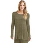 Women's Cuddl Duds Soft Knit Tunic Top, Size: Xl, Dark Green