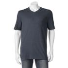 Men's Croft & Barrow&reg; Signature Pocket V-neck Tee, Size: Small, Dark Blue