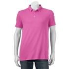 Big & Tall Apt. 9&reg; Solid Modern-fit Polo, Men's, Size: M Tall, Med Pink