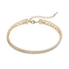 Napier Multi Strand Simulated Crystal Choker Necklace, Women's, Gold