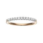 Cherish Always 14k Gold 1/4-ct. T.w. Certified Diamond Wedding Ring, Women's, Size: 6, White