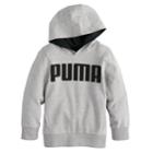 Boys 4-7 Puma Pullover Hoodie, Size: 5, Grey