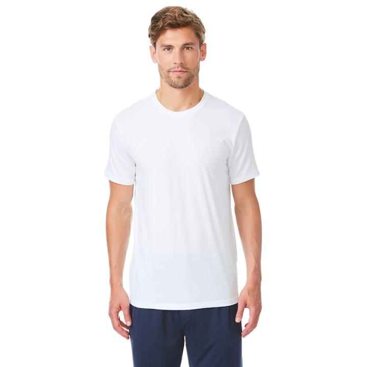 Men's Coolkeep Performance Tee, Size: Large, White