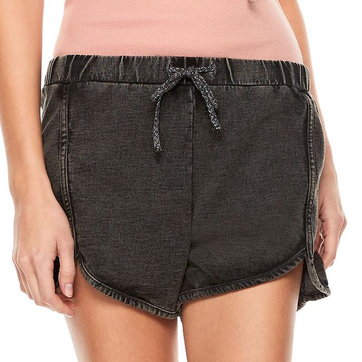 Madden Nyc Juniors' French Terry Shorts, Girl's, Size: Medium, Oxford