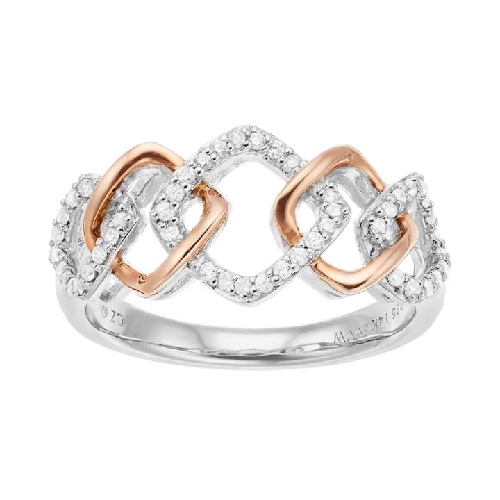Simply Vera Vera Wang 1/4 Carat T.w. Diamond Ring, Women's, Size: 6, White