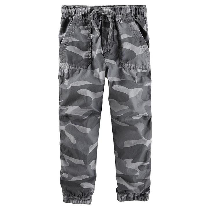Boys 4-7x Oshkosh B'gosh&reg; Poplin Jogger Pants, Size: 5, Grey Other