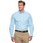 Big & Tall Croft & Barrow&reg; Classic-fit Stretch Woven Button-down Shirt, Men's, Size: 3xl Tall, Brt Blue
