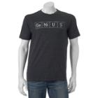 Genius Periodical Table Tee - Men, Size: Small, Grey (charcoal)