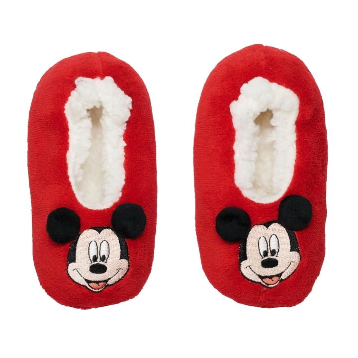 Disney's Mickey Mouse Toddler Boy 3d Slipper Socks, Size: 3t-4t, Red
