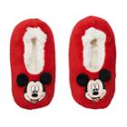 Disney's Mickey Mouse Toddler Boy 3d Slipper Socks, Size: 3t-4t, Red