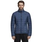 Men's Adidas Outdoor Varilite Down-fill Grid Jacket, Size: Large, Blue (navy)