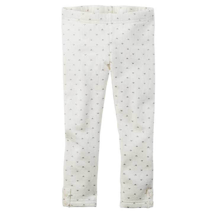 Girls 4-7 Carter's Heart Leggings, Size: 5, White