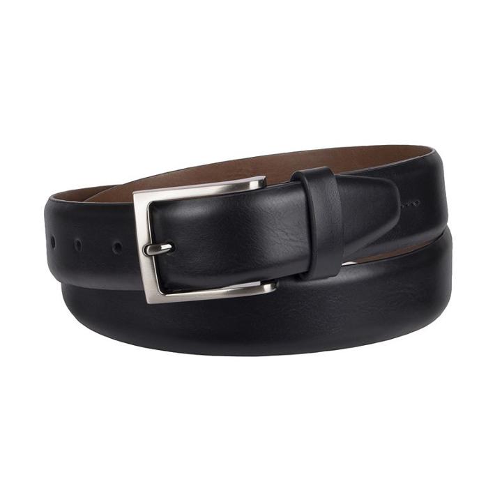 Big & Tall Croft & Barrow&reg; Feather-edge Belt, Men's, Size: 46, Black