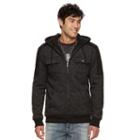 Men's Rock & Republic Sherpa Hoodie, Size: Xl, Black