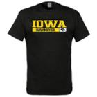 Men's Iowa Hawkeyes Complex Tee, Size: Small, Black