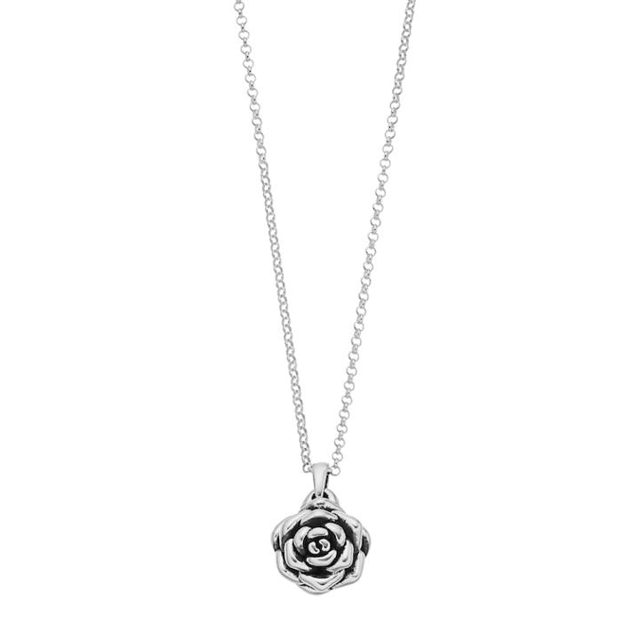 Sterling Silver Electroform Rose Pendant Necklace, Women's, Size: 18