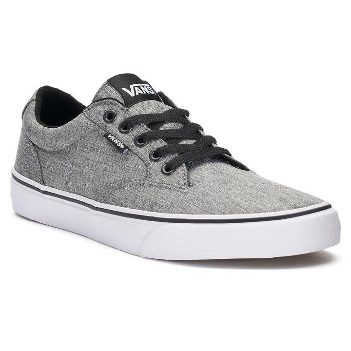 Vans Winston Rock Men's High-top Skate Shoes, Size: 13, Black