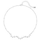 Lc Lauren Conrad Simulated Crystal Vine Necklace, Women's, Silver
