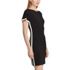 Women's Chaps Two-tone Sheath Dress, Size: Xl, Black