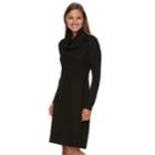 Women's Dana Buchman Mitered Cowlneck Sweater Dress, Size: Medium, Oxford
