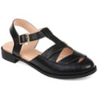 Journee Collection Bonita Women's Sandals, Size: 6.5, Black