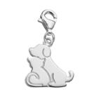 Personal Charm Sterling Silver Dog & Cat Charm, Women's