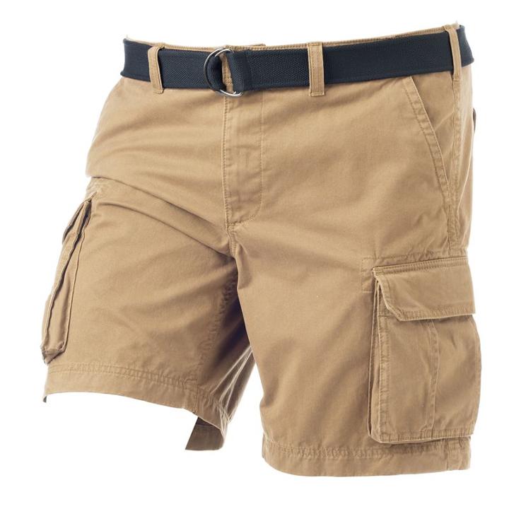 Big & Tall Sonoma Goods For Life&trade; Classic-fit Twill Belted Cargo Shorts, Men's, Size: 52, Red/coppr (rust/coppr)
