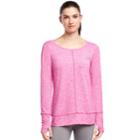 Women's Skechers Essential V-back Cover-up Top, Size: Small, Dark Pink