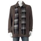Men's Towne Wool-blend Top Coat, Size: Xl, Med Brown