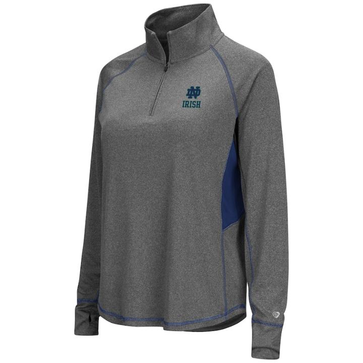 Women's Notre Dame Fighting Irish Sabre Pullover, Size: Xl, Med Grey