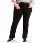 Plus Size Levi's&reg; 414 Relaxed Fit Straight-leg Jeans, Women's, Size: 20 - Regular, Black