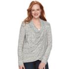 Maternity A:glow Drape Nursing Cardigan, Women's, Size: S-mat, Grey