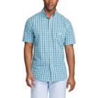 Men's Chaps Classic-fit Plaid Poplin Easy-care Button-down Shirt, Size: Xxl, Blue