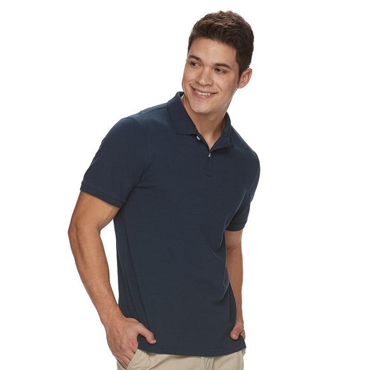 Men's Urban Pipeline&reg; Maxflex Pique Polo, Size: Medium, Blue