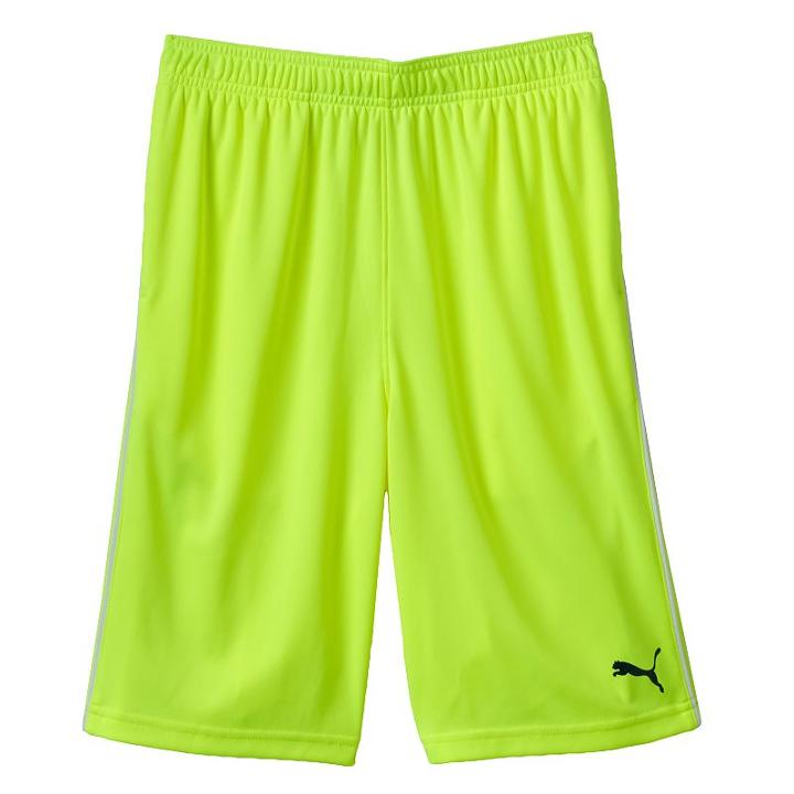 Boys 8-20 Puma Core Shorts, Boy's, Size: S(8), Yellow Oth