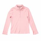 Girls 7-20 & Plus Size French Toast School Uniform Long-sleeved Polo Shirt, Size: 14-16 Plus, Pink