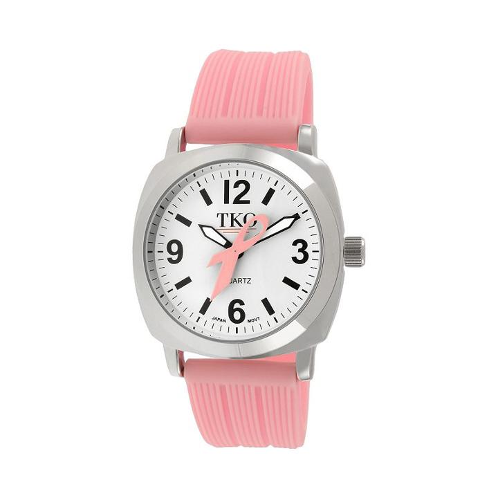 Tko Orlogi Women's Milano Breast Cancer Awareness Ribbon Watch, Pink