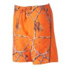 Men's Realtree Contrast Board Shorts, Size: 36, Orange